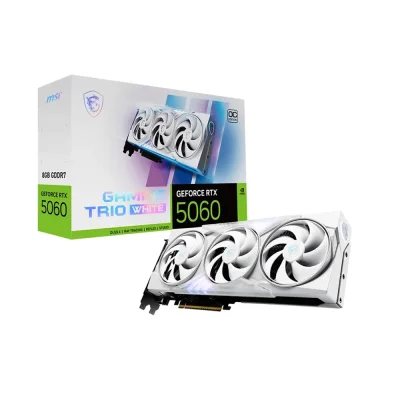 MSI GeForce RTX 5060 GAMING TRIO OC WHITE, 8GB GDDR7 Видео карта