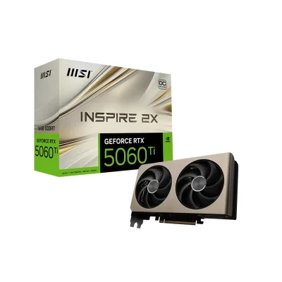 MSI GeForce RTX 5060 Ti INSPIRE 2X OC, 16GB GDDR7 Видео карта
