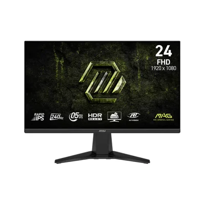 MSI MAG 245F X24 23.8" IPS, 240Hz, 0.5ms, Full HD (1920 x 1080), AMD FreeSync Premium, HDR Ready Геймърски монитор