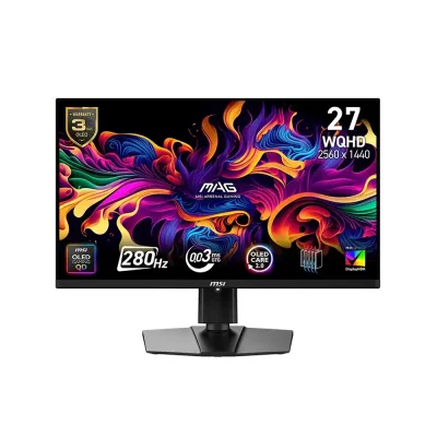 MSI MAG 271QP X28 26.5" QD-OLED, 280Hz, 0.03ms, WQHD (2560 x 1440), AMD FreeSync Premium Pro, VESA ClearMR 15000, VESA HDR True Black 400 Геймърски монитор