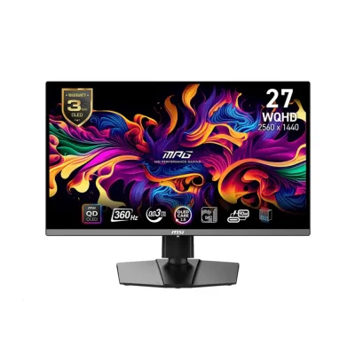MSI MPG 271QRX 27" QD-OLED 360Hz, 0.03ms, WQHD (2560 x 1440), DisplayHDR True Black 400, FreeSync Premium Pro Геймърски монитор