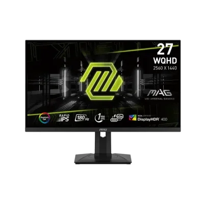 MSI MAG 274QRF QD E2 27" IPS, 170Hz, 1ms, WQHD (2560 x 1440), Adaptive Sync, DisplayHDR 400 Геймърски монитор