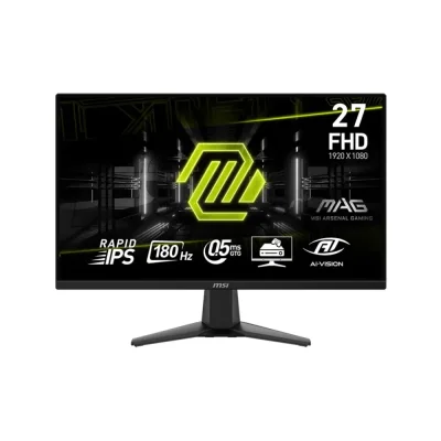 MSI MAG 275F 27" IPS, 180Hz, 0.5ms, Full HD (1920x1080), Adaptive-Sync Геймърски монитор
