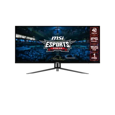MSI MAG401QR 40" IPS, 155Hz, 1ms, 21:9, UWQHD (3440 x 1440), Adaptive Sync, DisplayHDR 400 Геймърски монитор