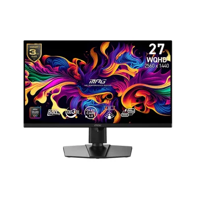 MSI MPG 271QR X50 26.5", QD-OLED, 500Hz, 0.03ms, WQHD (2560 x 1440), AMD FreeSync Premium Pro, VESA DisplayHDR True Black 500 Геймърски монитор