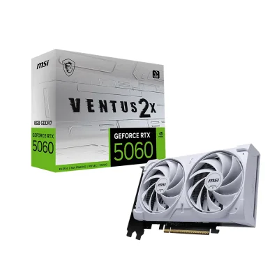 MSI VENTUS 2X OC WHITE GeForce RTX 5060, 8GB GDDR7 Видео карта