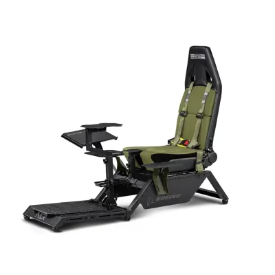 Next Level Racing Flight Simulator Boeing Military Edition Геймърски стол за авио симулатори