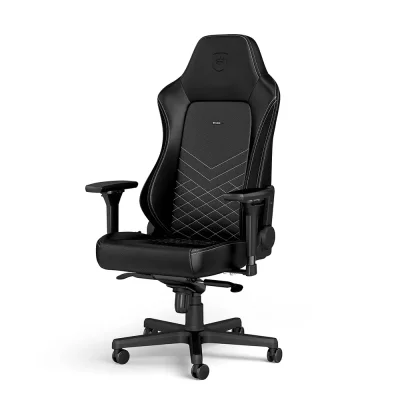 noblechairs HERO Black/Platinum-White Ергономичен геймърски стол