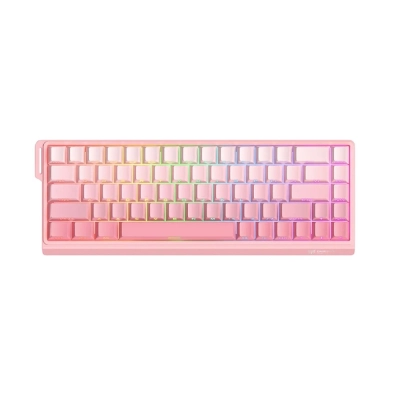 ONIKUMA G69 Pink 8K геймърска механична клавиатура с магнитни суичове