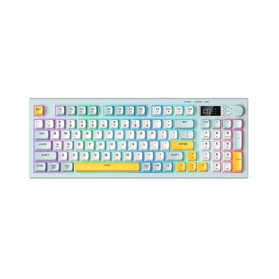 ONIKUMA G80 безжична геймърска мембранна клавиатура с LCD дисплей