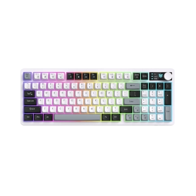 ONIKUMA MT902 Black & White безжична геймърска мембранна клавиатура