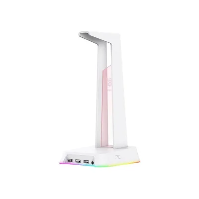 ONIKUMA ST-2 White RGB стойка за слушалки с USB хъб