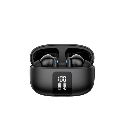 ONIKUMA TX612 Black безжични геймърски слушалки тапи с 2.4 GHz USB-C адаптер