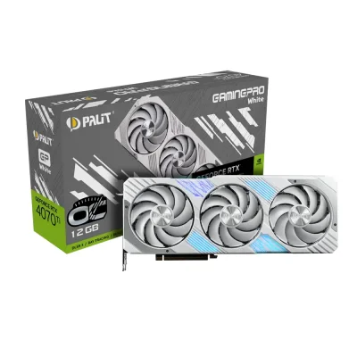 Palit GeForce RTX 4070 Ti GamingPro White OC Edition 12GB GDDR6X Видео карта
