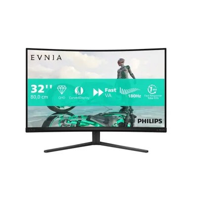 Philips 32M2C3500L 31.5" VA 180Hz, 0.5ms, QHD (2560 x 1440) Adaptive Sync, 1500R Curved Извит геймърски монитор