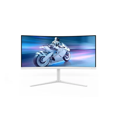 Philips Evnia 5000 34M2C5501A 34" VA, 180 Hz, 1 ms, 21:9 WQHD (3440 x 1440), DisplayHDR 400, AMD FreeSync Premium, 1500R Curved Извит геймърски монитор