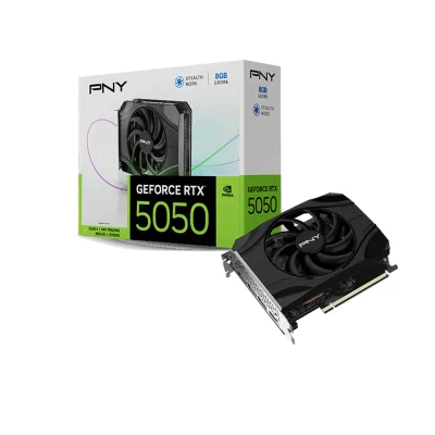PNY GeForce RTX 5050 Single Fan Black 8 GB GDDR6 Видео карта