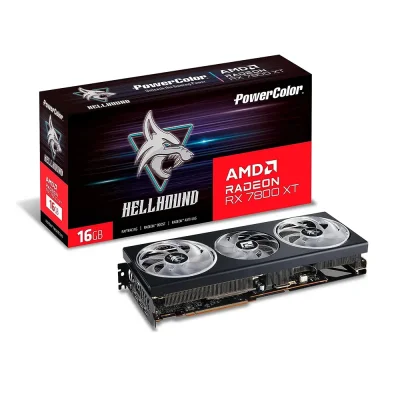 PowerColor Hellhound AMD Radeon RX 7800 XT 16GB GDDR6 Видео карта