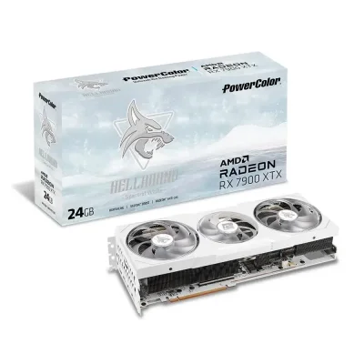 PowerColor Hellhound Spectral White AMD Radeon RX 7900 XTX 24GB GDDR6 Видео карта