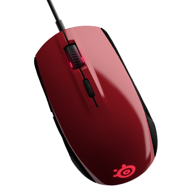 SteelSeries Rival 100 Forged Red Геймърска оптична мишка