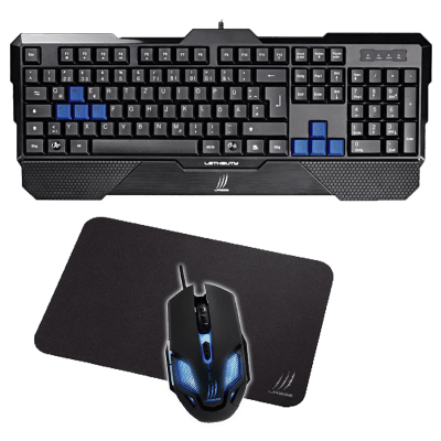 Hama uRage промо комплект от мишка Hama uRAGE Reaper NXT, клавиатура Hama uRage Lethality и пад за мишка Hama uRage Rag Control M