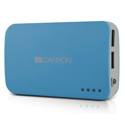 CANYON 7800 mAh Портативна батерия, синя, CNE-CPB78BL