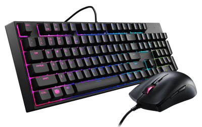 Cooler Master MasterKeys Lite L Combo RGB Геймърски комплект мишка и клавиатура