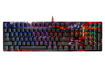 Bloody B810R Tank RGB Animation Геймърска механична клавиатура с Оптични LK Blue суичове