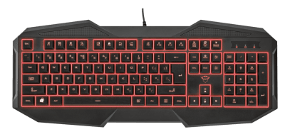 Trust GXT 830 Геймърска клавиатура с подсветка