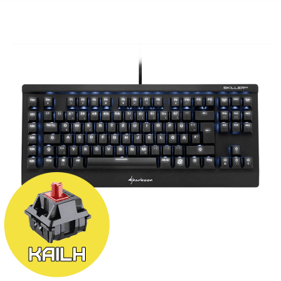 Sharkoon Skiller MECH SGK2 Геймърска механична клавиатура с Kailh Red суичове