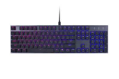 Cooler Master SK650 Геймърска механична клавиатура с Cherry MX Low Profile Red суичове