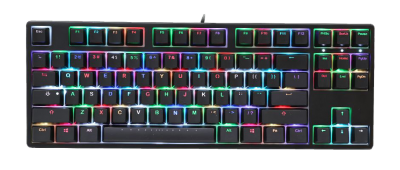 Ducky One Black TKL RGB Геймърска механична клавиатура с Cherry MX Speed Silver суичове