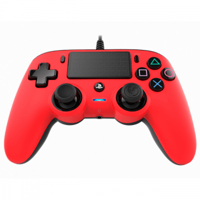 Nacon Wired Compact Controller Red геймърски контролер за Playstation 4 и PC