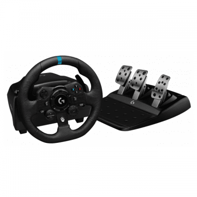 Logitech G923 Trueforce Sim Racing Wheel Геймърски волан с педали за PC, XBOX ONE, XBOX SERIES X|S