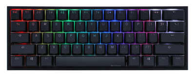 Ducky One 2 Mini V2 RGB Геймърска механична клавиатура с Kailh BOX Red суичове