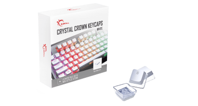 G.SKILL Crystal Crown Keycaps White Комплект капачки за механични клавиатури