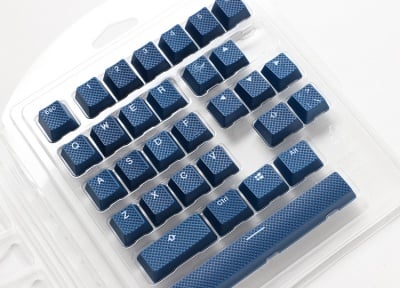 Ducky Navy Blue 31 Keycap Set Rubber Backlit Double-Shot Комплект капачки за механични клавиатури