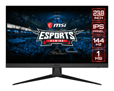 MSI Optix G242 23.8" IPS, 1ms, 144 Hz, 1080p Геймърски монитор за компютър