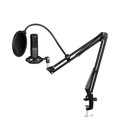 Lorgar Voicer 931 Настолен микрофон за стрийминг със стойка тип рамо