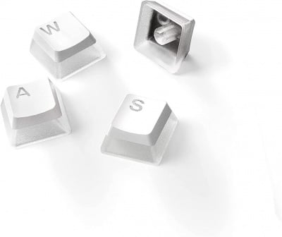 SteelSeries PrismCaps White UK Layout Double Shot PBT Комплект капачки за механични клавиатури