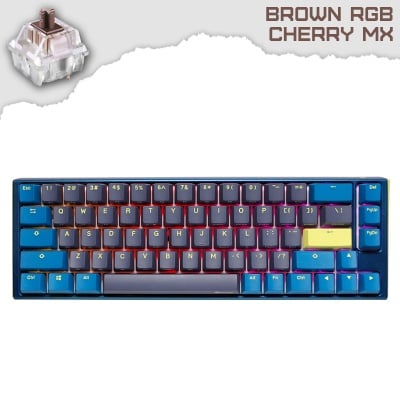 Ducky One 3 SF DayBreak Геймърска механична клавиатура с Cherry MX Brown суичове