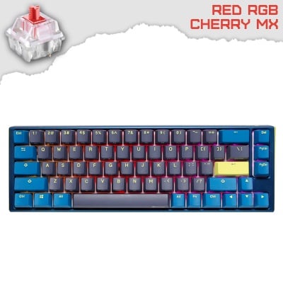 Ducky One 3 SF DayBreak Геймърска механична клавиатура с Cherry MX Red суичове