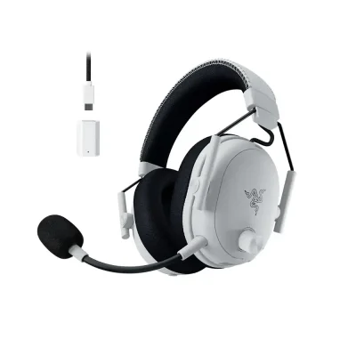 Razer BlackShark V3 Pro White ANC Безжични Геймърски слушалки