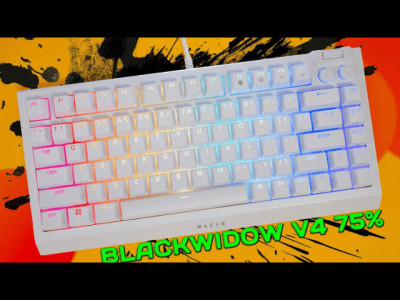 8000 Hz, Hot Swappable и невероятна акустика в геймърска клавиатура  -  Razer BlackWidow V4 75% ревю