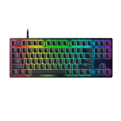 Razer Huntsman V3 HE TKL Magnetic 8K Геймърска механична клавиатура с Razer Hall Effect Magnetic регулируеми суичове