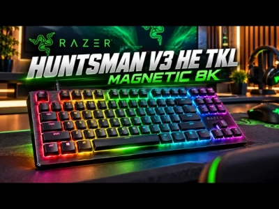 Първата Hall Effect клавиатура на Razer – Huntsman V3 HE. Позната визия с още по-добри реакции