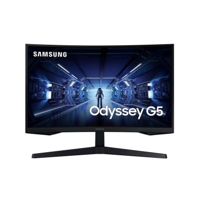 Samsung Odyssey G55T 27 VA, 144Hz, 1ms, WQHD (2560x1440), DisplayHDR10 Извит геймърски монитор