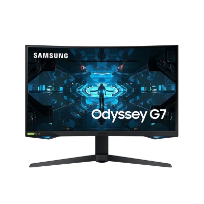 Samsung Odyssey G7 C27G75TQSPXEN 27 VA, 240Hz, 1ms, QHD (2560 x 1440) FreeSync, DisplayHDR 600, 1000R Curved Извит геймърски монитор