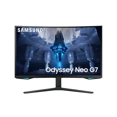 Samsung Odyssey Neo G7 LS32BG750NPXEN 32 VA, 165Hz, 1ms, UHD (3840 x 2160) FreeSync Premium Pro, DisplayHDR 2000, 1000R Curve Извит геймърски монитор