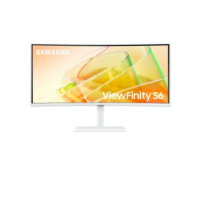 Samsung ViewFinity S65TC LS34C650TAUXEN 34" VA, 5 ms, 100 Hz, 21:9, UWQHD (3440 x 1440), AMD FreeSync, HDR 10, 1000R Curved Извит монитор